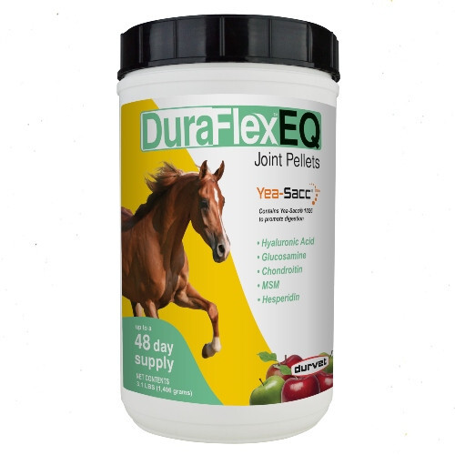 Durvet DuraFlex EQ Joint Pellets (3 lb ) Support For Healthy Joints Apple Flavor