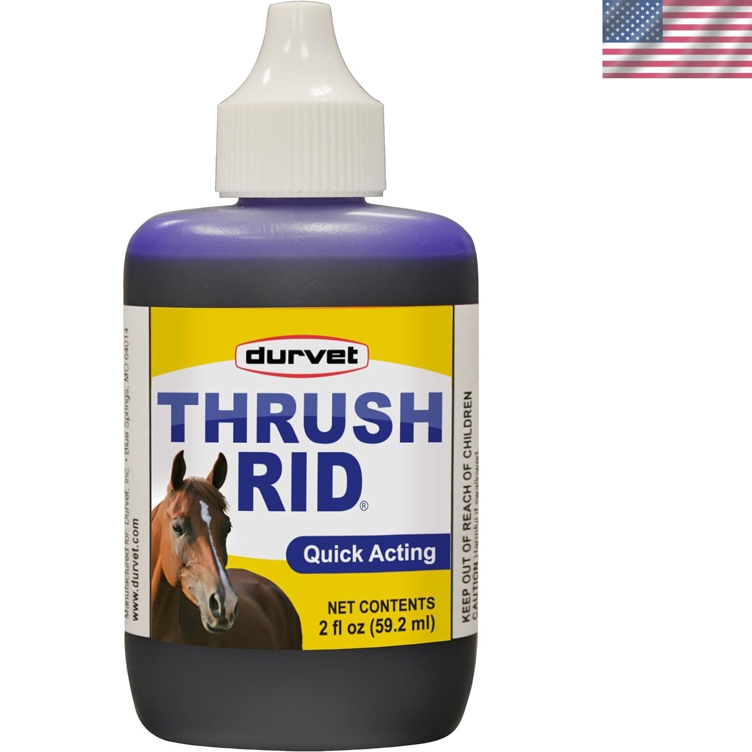 Prevent Thrush for Horses – Long-Lasting 2 oz Liquid Solution for Hooves