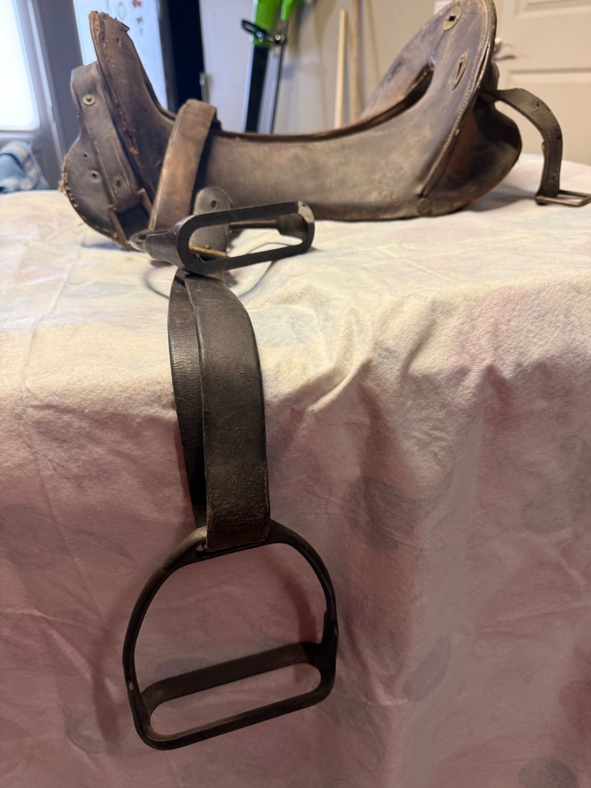 antique youth saddle over 100 years old