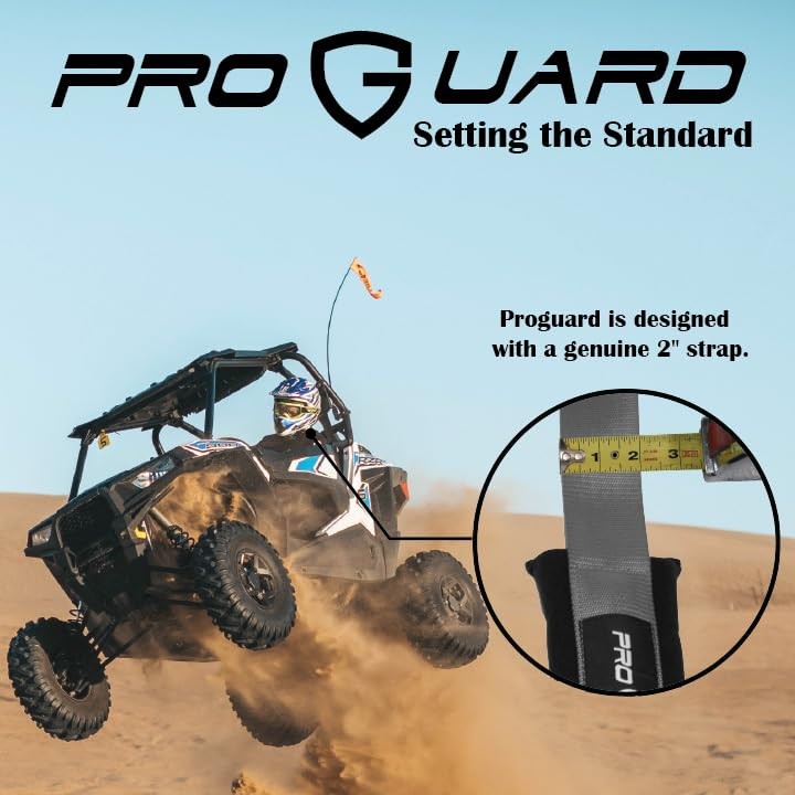 Gray 4 Point Harness 2″ Straps Universal UTV Off-Road Harness (4 Point 2 Pack)
