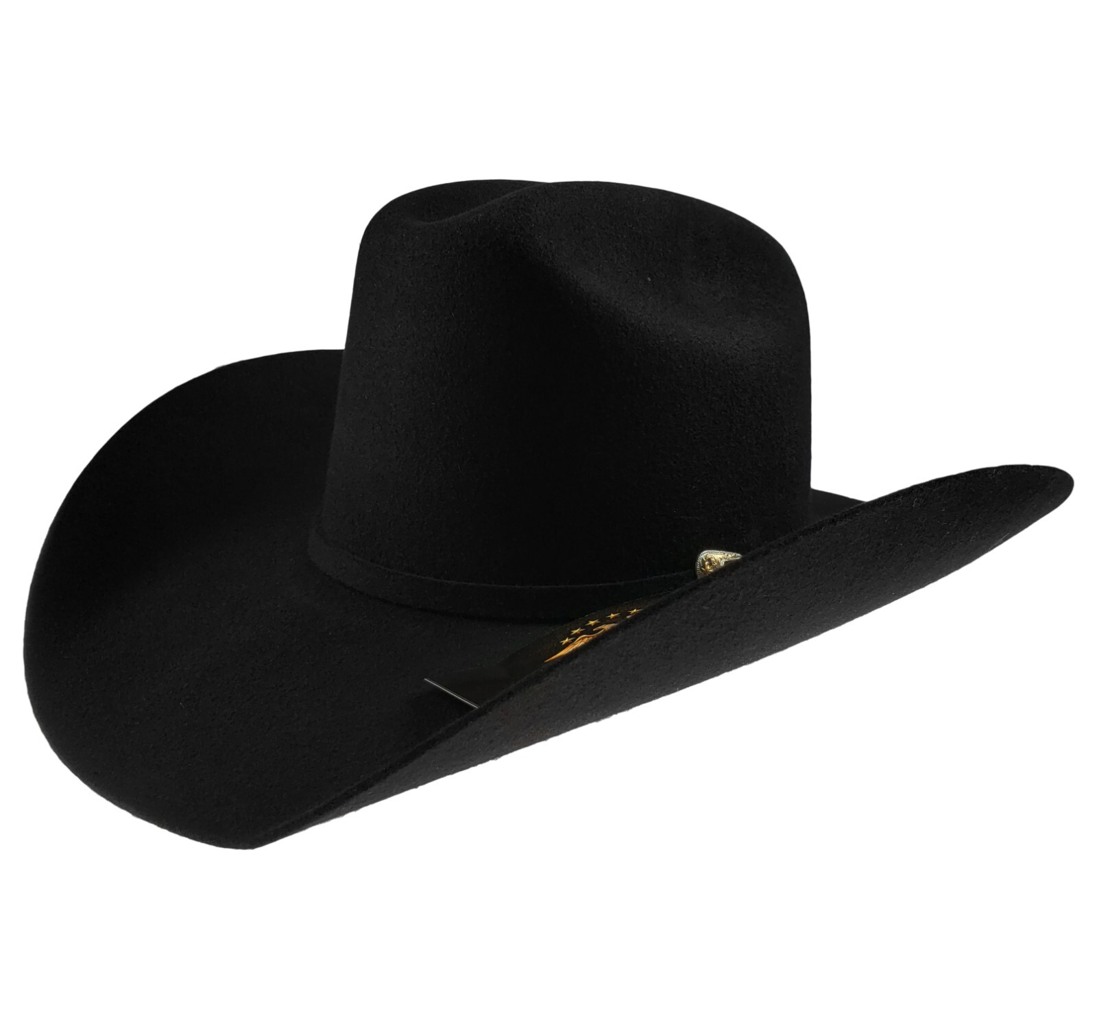 El General Men’s Western Cowboy Hat Texana 50X Horma Boro Color Black Wool