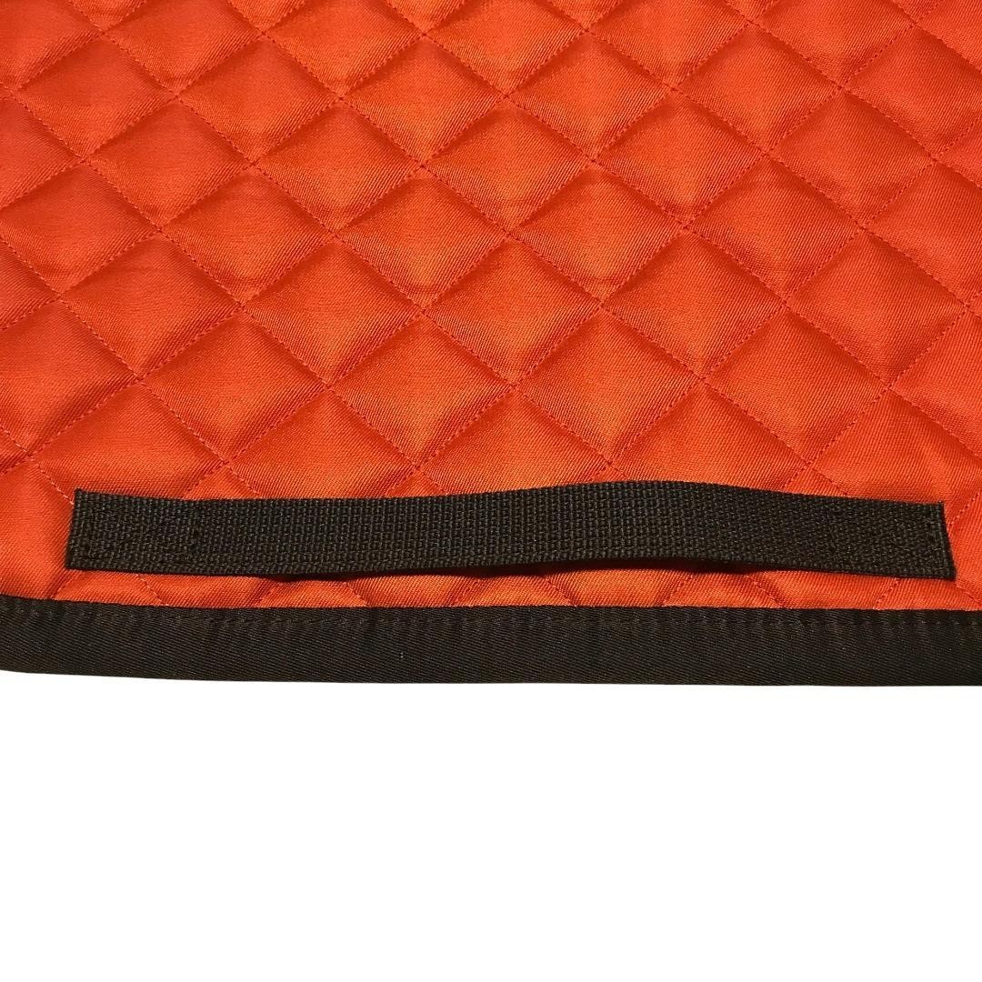 Hermes Sellier General Purpose Saddle Pad Jump Feu Orange Navy Unused